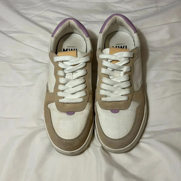 Madewell Court Low-Top Sneakers in Colorblock Leather Women’s size 8 - Picture 3 of 13